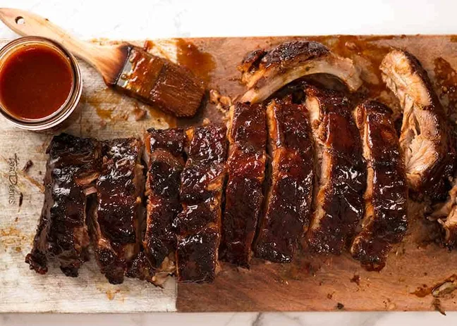Pork Ribs with Barbecue Sauce
