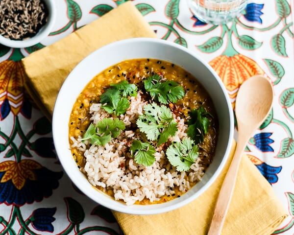 Slow Cooker Red Lentil Dal